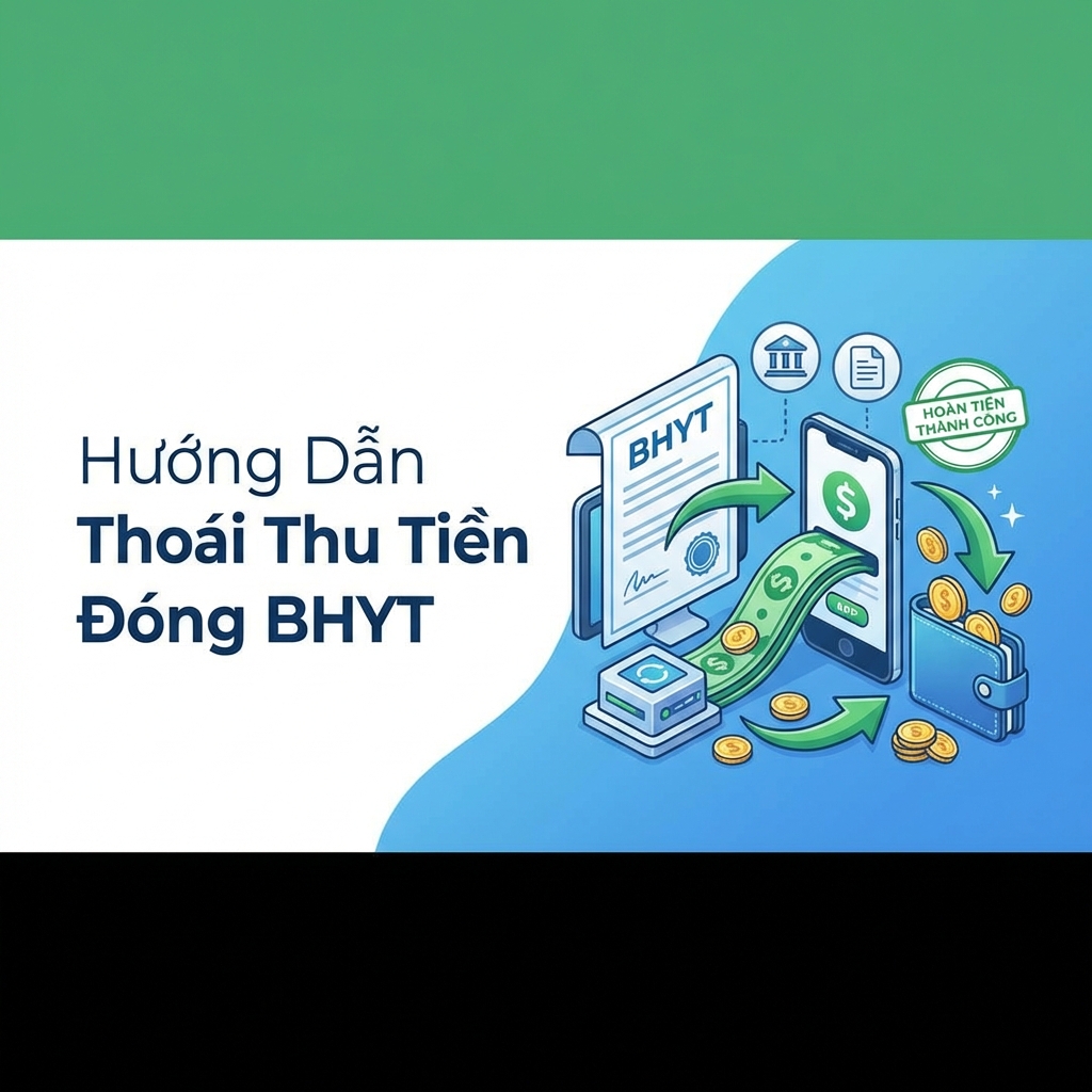 Hướng dẫn thoái thu hoàn tiền BHYT