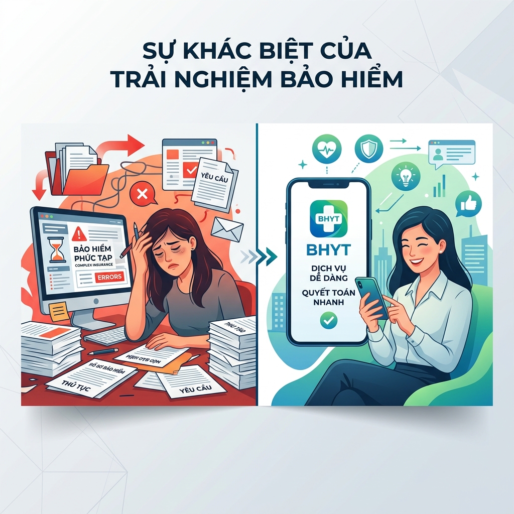 So sánh mua BHYT online và trực tiếp