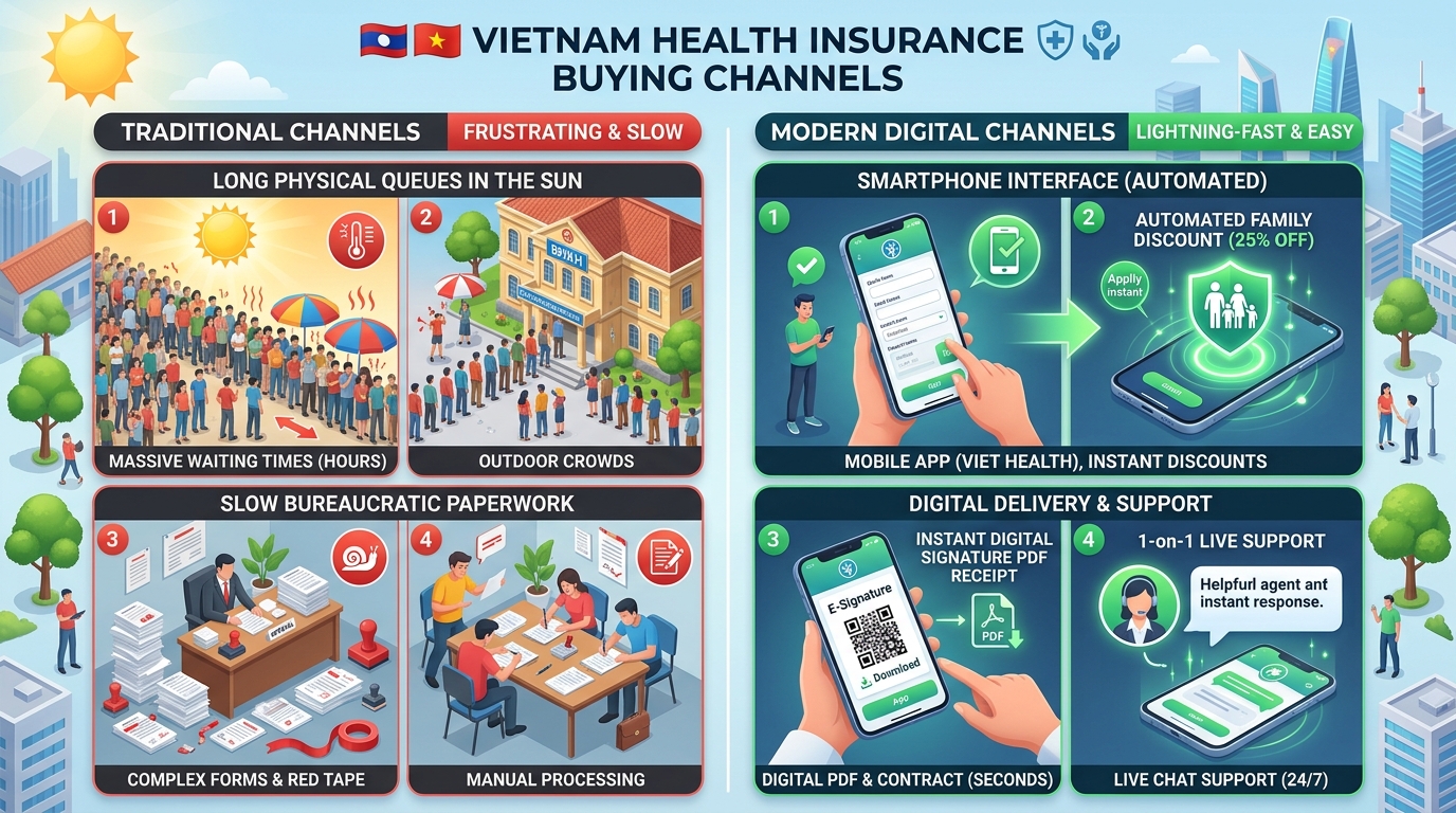 Cái Bẫy 'Miễn Phí' Của App Ngân Hàng Và Ví Điện Tử Khi Mua BHYT