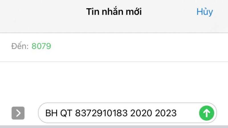 Tra cứu quá trình đóng BHXH qua tin nhắn SMS tổng đài 8079